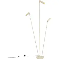 QAZQA Moderne gulvlampe beige 3 lyskilder GU10 35mm - Thomas