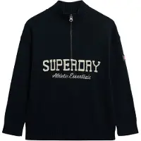 Superdry Slouchy Graphic Genser Med Halv Glidelås