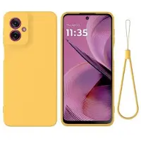 Mtp Products Motorola Moto G55 Liquid Silikondeksel - Gul