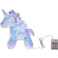 Star Trading Star TradingMagisk enhjørning-batteriTransparentBarnelamperFra Homeroom