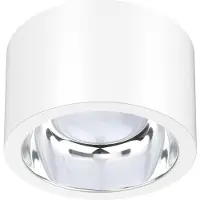 EVN ALG54 LED-takspot, Ø 12,9 cm hvit