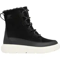 Sorel Vintersko - Ungdom Explorer III WP - Svart/Sea Salt - - 39 - Vinterstøvler