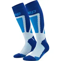 Cep Ski Thermo Socks Tall 4.0, Skistrømper, Herre, Blue/Aqua