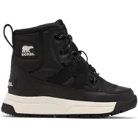 Sorel Vintersko - Ungdom Whitney Mid - Black - - 32 - Vinterstøvler
