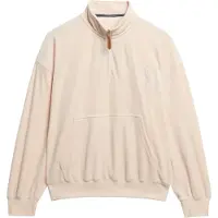 Superdry Country Club Velour Halv Glidelås Genser