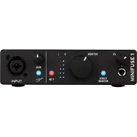 Arturia MiniFuse 1 USB Lydgrensesnitt Svart