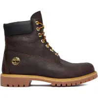 Timberland for man. TB0A2P6WEXU1 Leather boots 6-Inch Premium brown (44), Flat, Laces, Casual