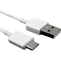 Mtp Products USB til USB-C-ladekabel for iPhone 15 Pro/15 Pro Max/16 Pro/16 Pro Max/17 Pro/17 Pro Max - 1m - Hvit