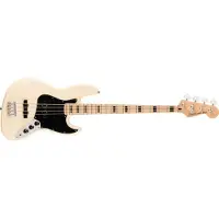 Squier Affinity Series Active Jazz Bass Lønn Gripebrett Svart Plekterbrett Olympic White