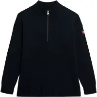 Superdry Slouchy Knitted Genser Med Halv Glidelås