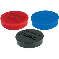 Nobo - Magnet - 3 cm diameter - svart (en pakke 4) - for P/N: 1900930, 1901043, 1902454, 1902455, Q18090MB, QB05442CD, QBPE1290, QBPE1812, QBPE9060