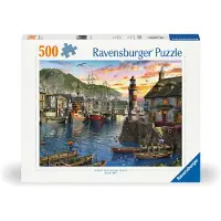 Ravensburger Puslespill Soloppgang Ved Havnen (12000212) 500 Stykker