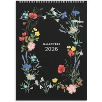 Burde Seinäkalenteri 2026 Kukka A4 Burde