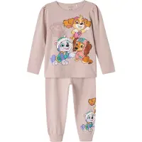 Name It Mini Pysjamas - 2 Deler - NmFadas - Paw Patrol - Polert Lilac - - 7-8 år (122-128) - 2-delt nattøy