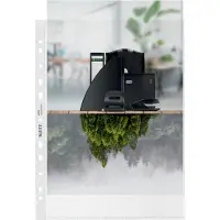Leitz Plastmappe Recycle A4 klar preget 100 stk