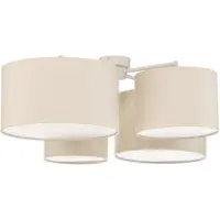 Duolla Taklampe Lodge, beige, 75 cm, 4 lyskilder
