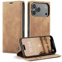 CASEME iPhone 17 Pro Max 013 Series Lommebok-deksel - Brun