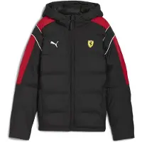 Puma Scuderia Ferrari Sportswear MT7 Puffer Jacket Youth, Clothing, Black, 6-7Y
