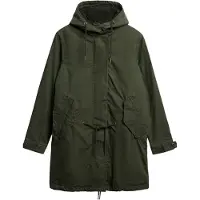 Superdry for woman. W5011939A Military Borg Fishtail Parka green (M), Casual, Cotton