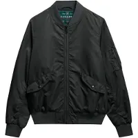 Superdry for man. M5012221A Bomber jacket Merchant green (L), Casual, Sustainable, Recycled nylon