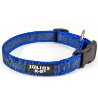 Julius-K9 K9 C&G Halsbånd, blå/grå, 25mm/39-65cm