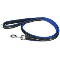 Julius-K9 K9 POWAIR line, 1,2 m, m. håndtag, stor karabinhage, blå