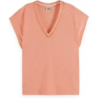 Scotch & Soda U9a00648t Kort Ermet V-hals T-skjorte
