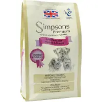 Simpsons Premium Økonomipakke: hundefor 2 x 12 kg - Adult Sensitive kylling & poteter