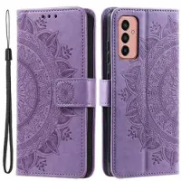 Mtp Products Samsung Galaxy A14/A14 5G Mandala Series Lommebok-deksel - Lilla