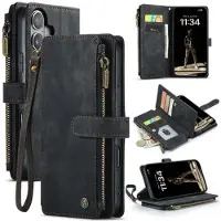CASEME iPhone 17 C30 Multifunksjonell Lommebok-deksel - Svart