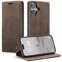 CASEME iPhone 17 013 Series Lommebok-deksel - Kaffe