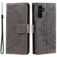 Mtp Products Samsung Galaxy A26 Mandala Series Lommebok-deksel - Grå