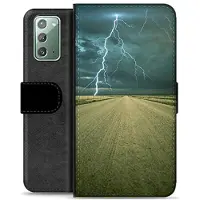Mtp Products Samsung Galaxy Note20 Premium Lommebok-deksel - Storm