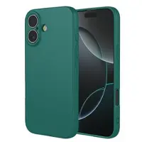 Mtp Products iPhone 17 støtsikkert silikon-deksel - svartgrønn