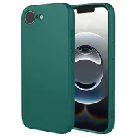 Mtp Products iPhone 16e/17e støtsikkert silikon-deksel - svartgrønn