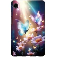 Mtp Products Samsung Galaxy Tab A9 Stilig Ultra-Slim TPU-deksel - Sommerfuglblomster