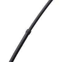 TK Lighting Gulvlampe Moby Nature med tekstilskjerm