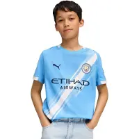 Puma Manchester City Fc 25/26 Replica Hjem Junior T-skjorte Med Korte Ermer