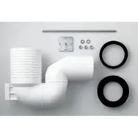 Laufen BTW afløbsbøjning 22-30 cm