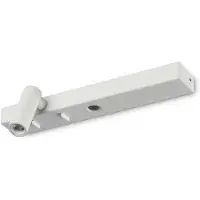 Ideal Lux LED-vegglampe Bonne Nuit 1, hvit, bredde 22 cm