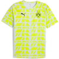 Puma Borussia Dortmund Pre-match Jersey Men, Sport, Silver Mist/Yellow Alert, XL