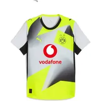 Puma Borussia Dortmund 25/26 Authentic Away Jersey Men, Sport, Silver Mist/Yellow Alert, XS