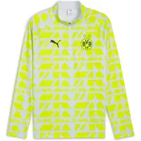 Puma Borussia Dortmund Pre-match Quarter-Zip Top Men, Sport, Silver Mist/Yellow Alert, M