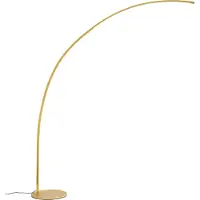 QAZQA Moderne buelampe messing inkl. LED med berøringsdimmer - Arlow