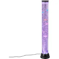QAZQA Boblerør svart 90 cm inkl. LED RGB - Zoop