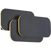 QAZQA Moderne vegglampe svart inkl. LED 3-trinns dimbar - Dias