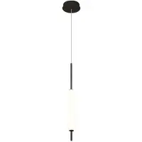 Quintiesse LED-hengelampe CUMBERLAND, svart, Ø 13 cm, metall/glass