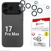 Displex kamerabeskyttelsesglass Apple iPhone 17 Pro Max, 2 stk