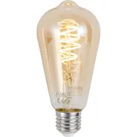 Luumr Smart E27 dimbar LED-pære ST64 Amber 4,9W 320 lm 2500K Zigbee