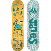 Jones Snowboards Happy Mountain 2027 Kids Snowboard mønster